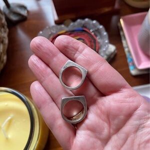 VTG/ Set of 2 Sterling Silver Rings